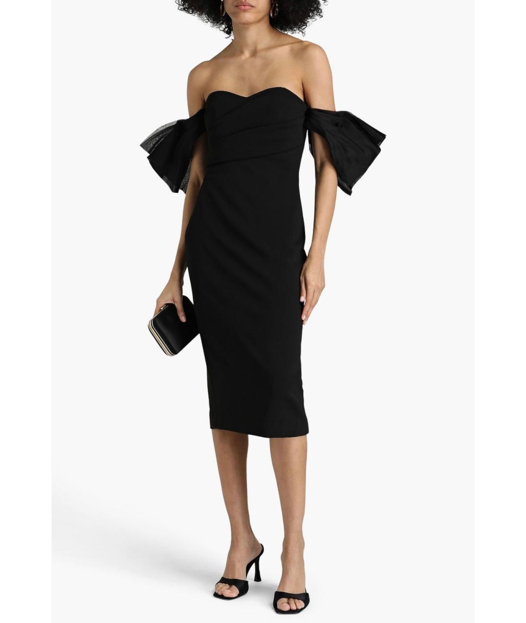 BADGLEY MISCHKA Черное коктейльное платье, фото 2
