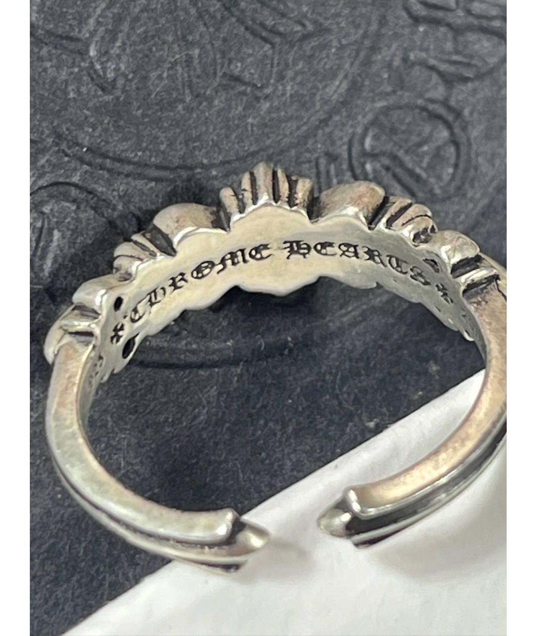 CHROME HEARTS Серебряное серебряное кольцо, фото 5