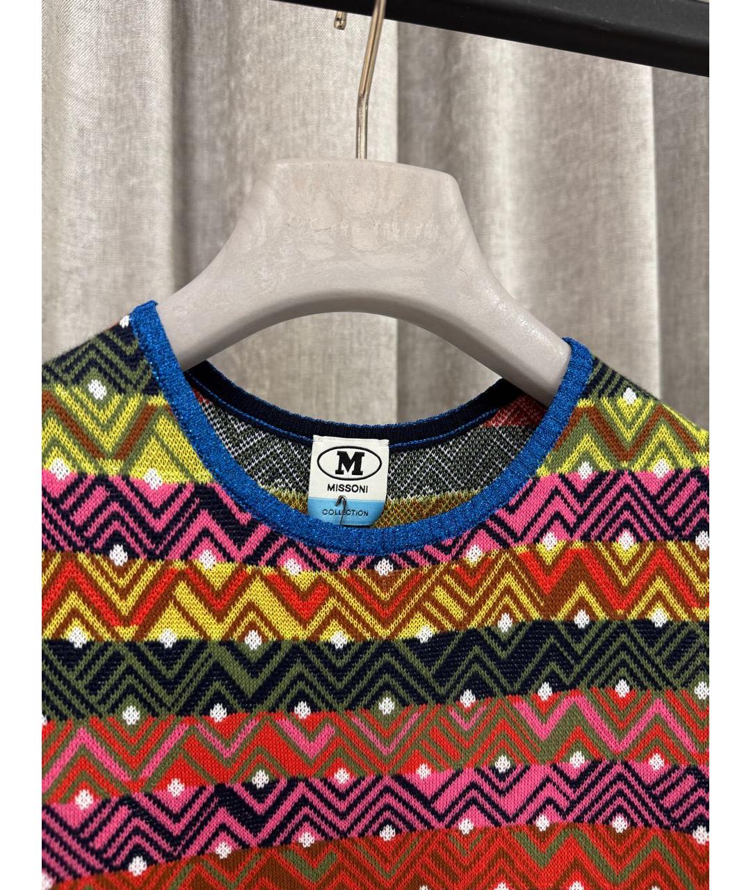 MISSONI Мульти хлопковое повседневное платье, фото 3