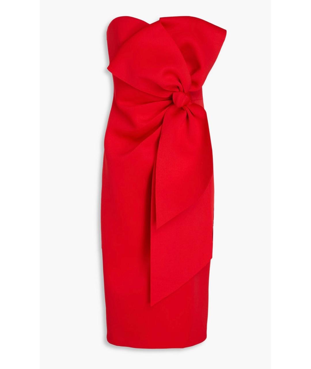 BADGLEY MISCHKA Красное коктейльное платье, фото 4