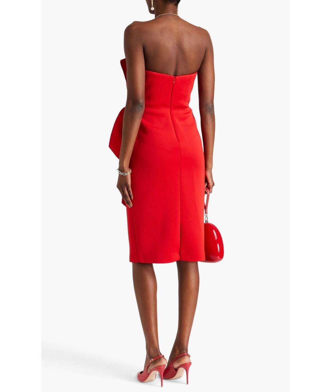 BADGLEY MISCHKA Красное коктейльное платье, фото 3
