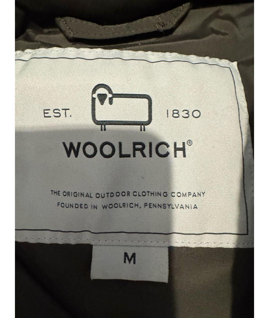 WOOLRICH Хаки полиэстеровая куртка, фото 3