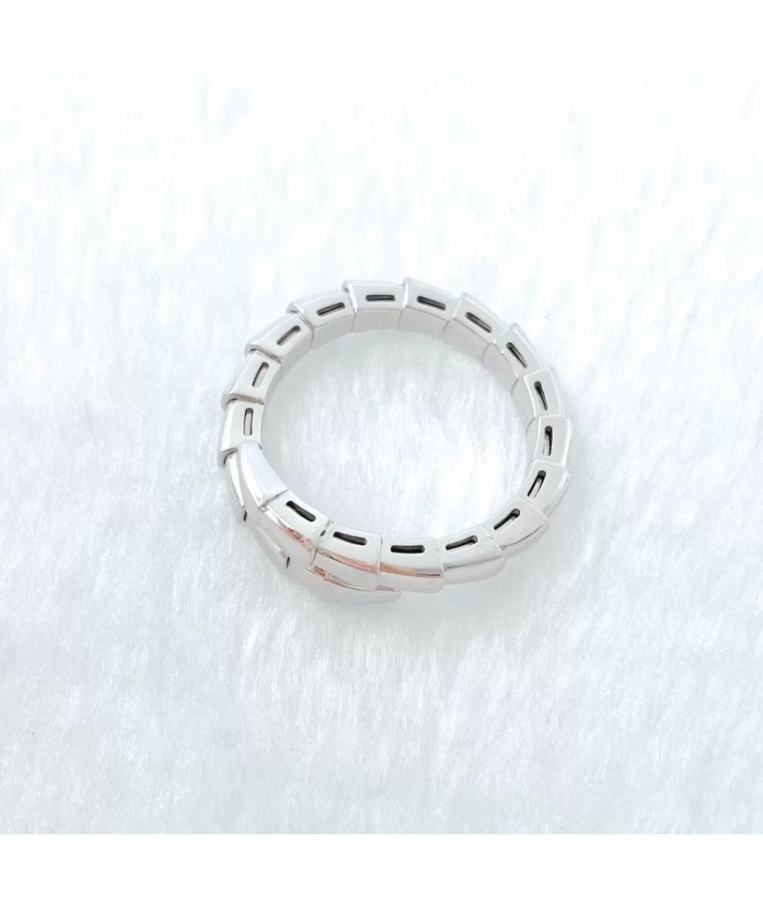BVLGARI Белое кольцо из белого золота, фото 5