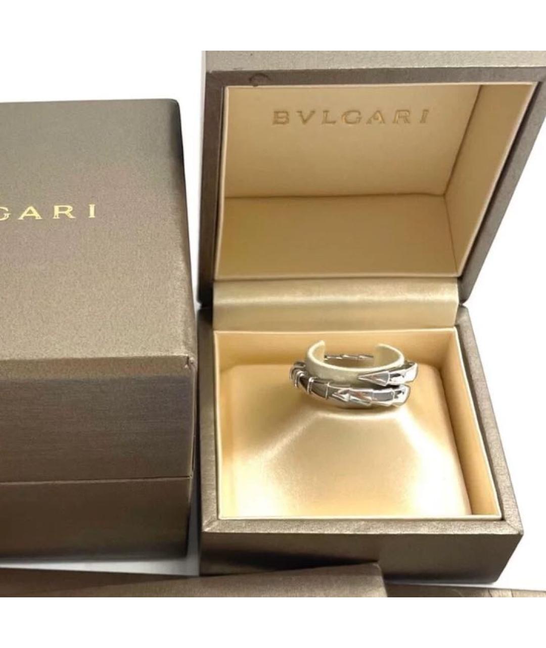 BVLGARI Белое кольцо из белого золота, фото 6