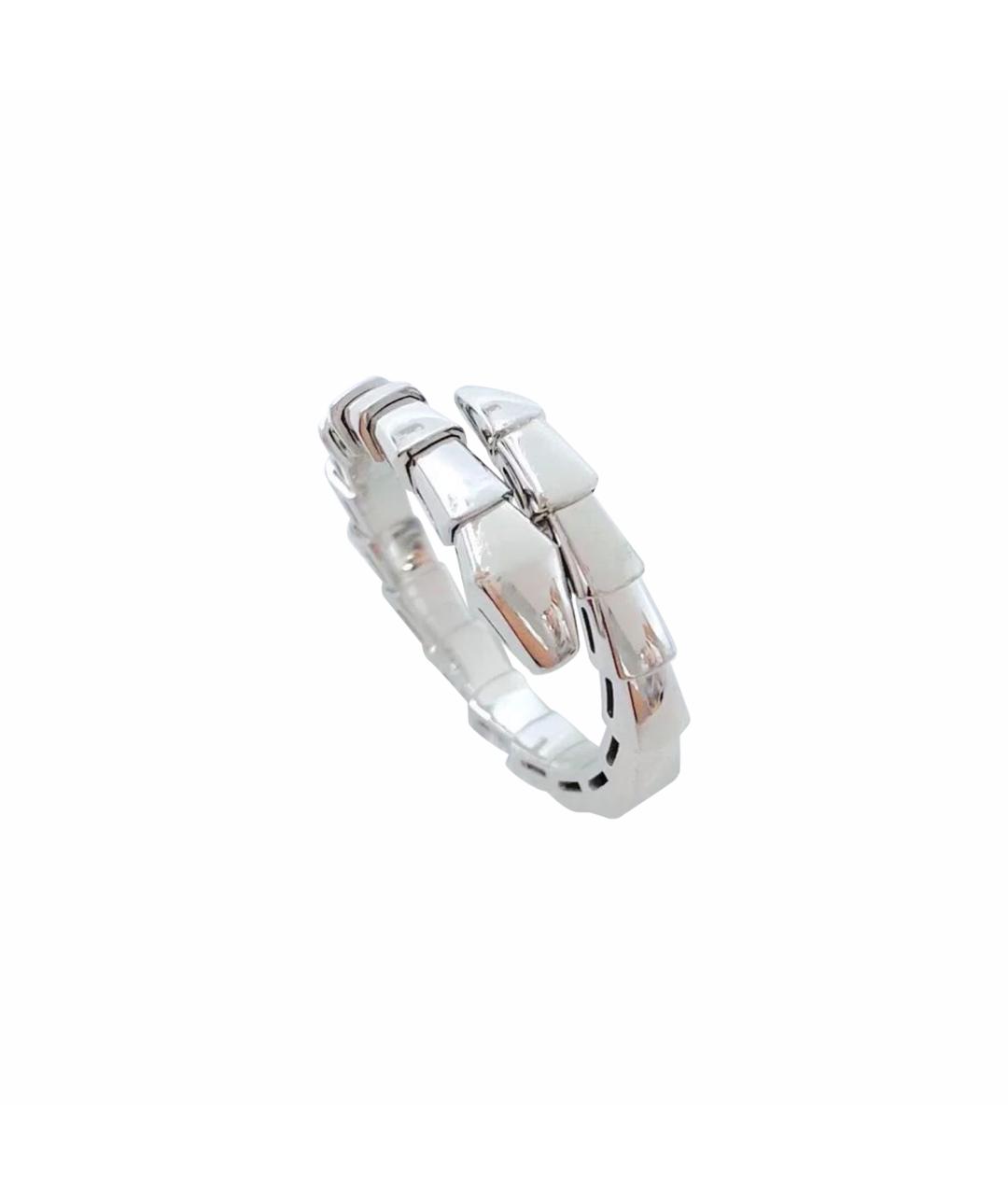 BVLGARI Белое кольцо из белого золота, фото 1