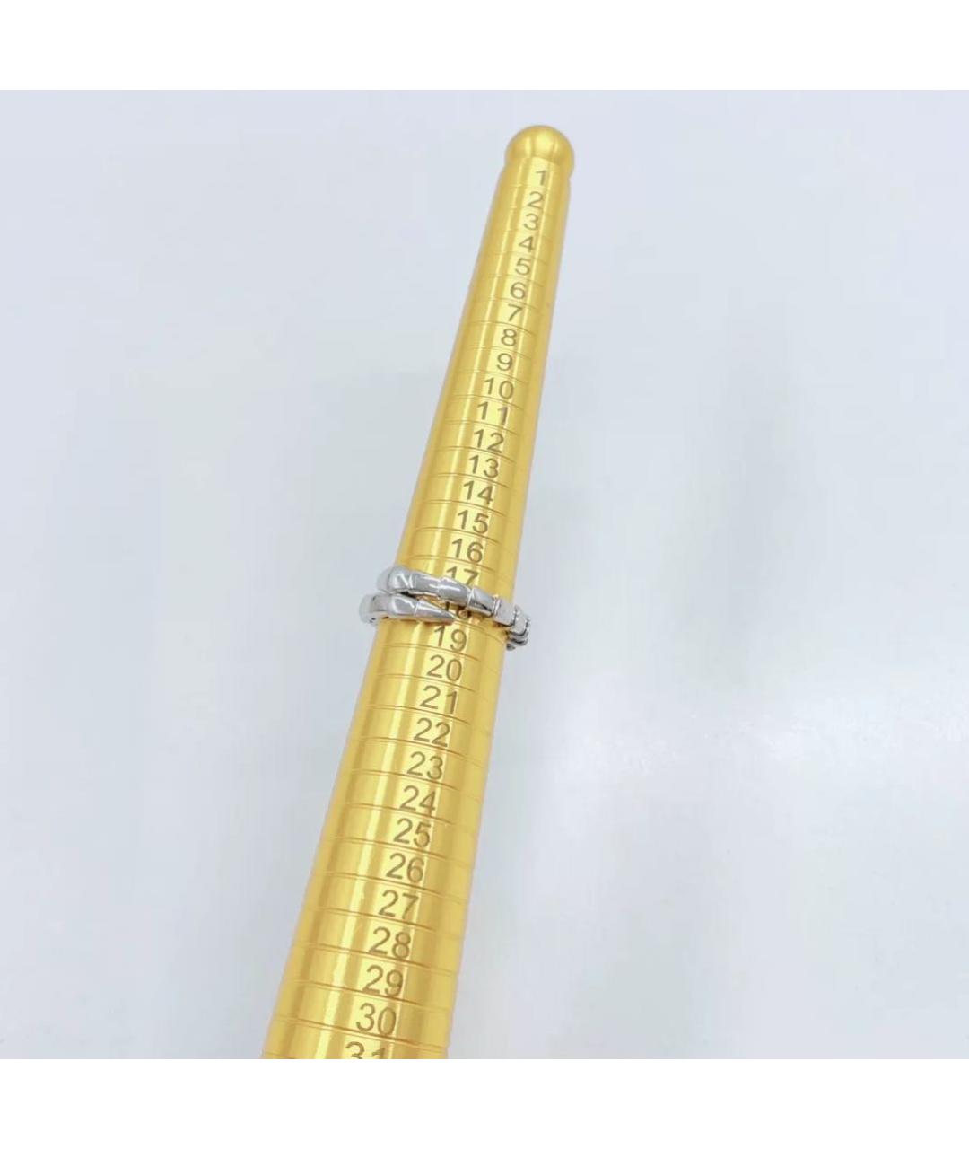 BVLGARI Белое кольцо из белого золота, фото 4