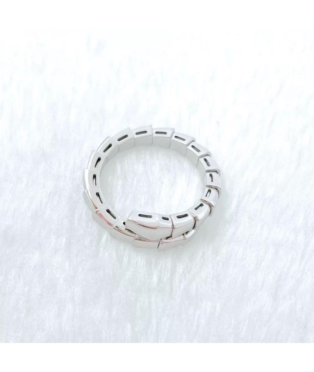 BVLGARI Белое кольцо из белого золота, фото 2