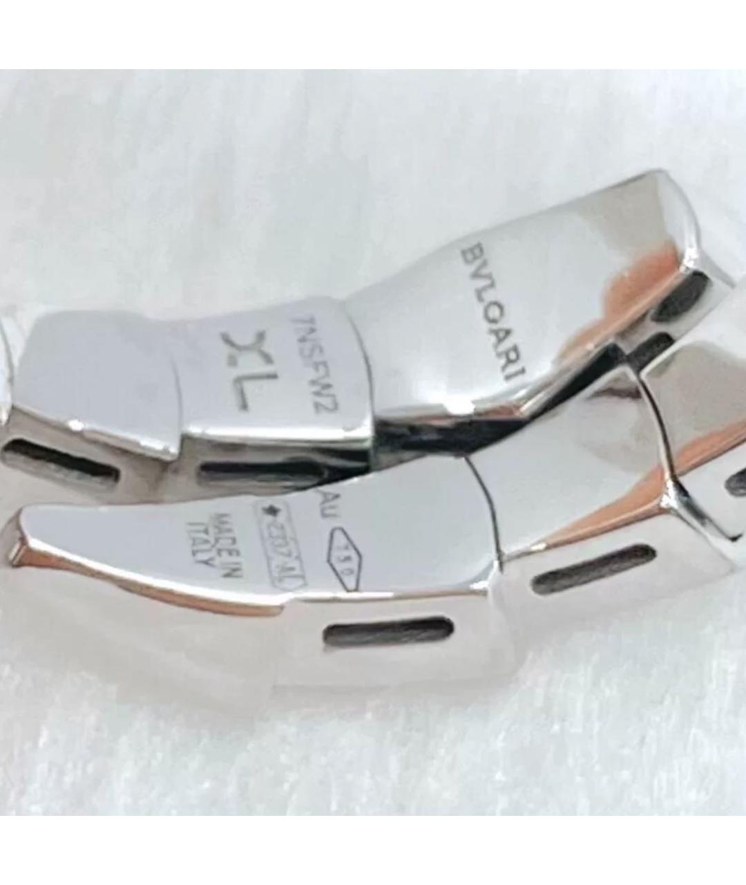 BVLGARI Белое кольцо из белого золота, фото 3