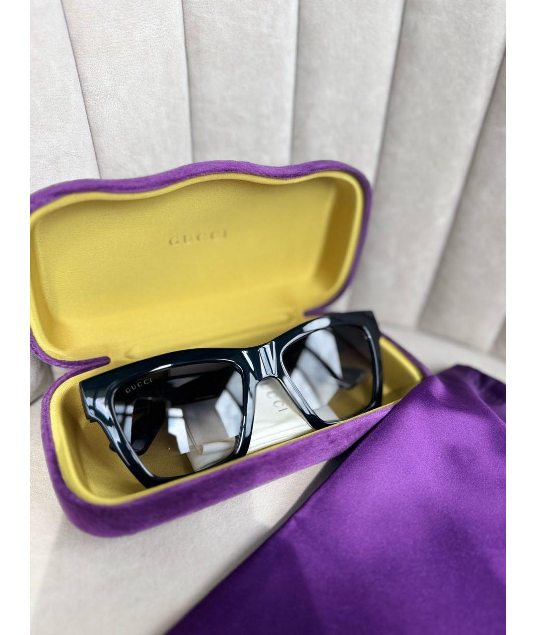 GUCCI Черные солнцезащитные очки, фото 5