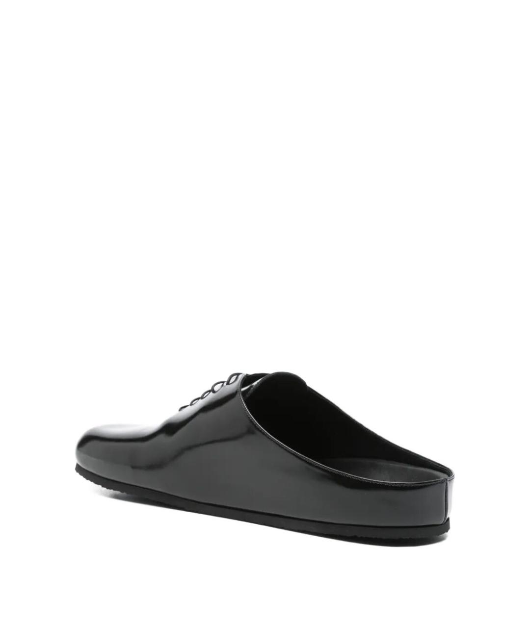 JACQUEMUS Черные кожаные лоферы, фото 5