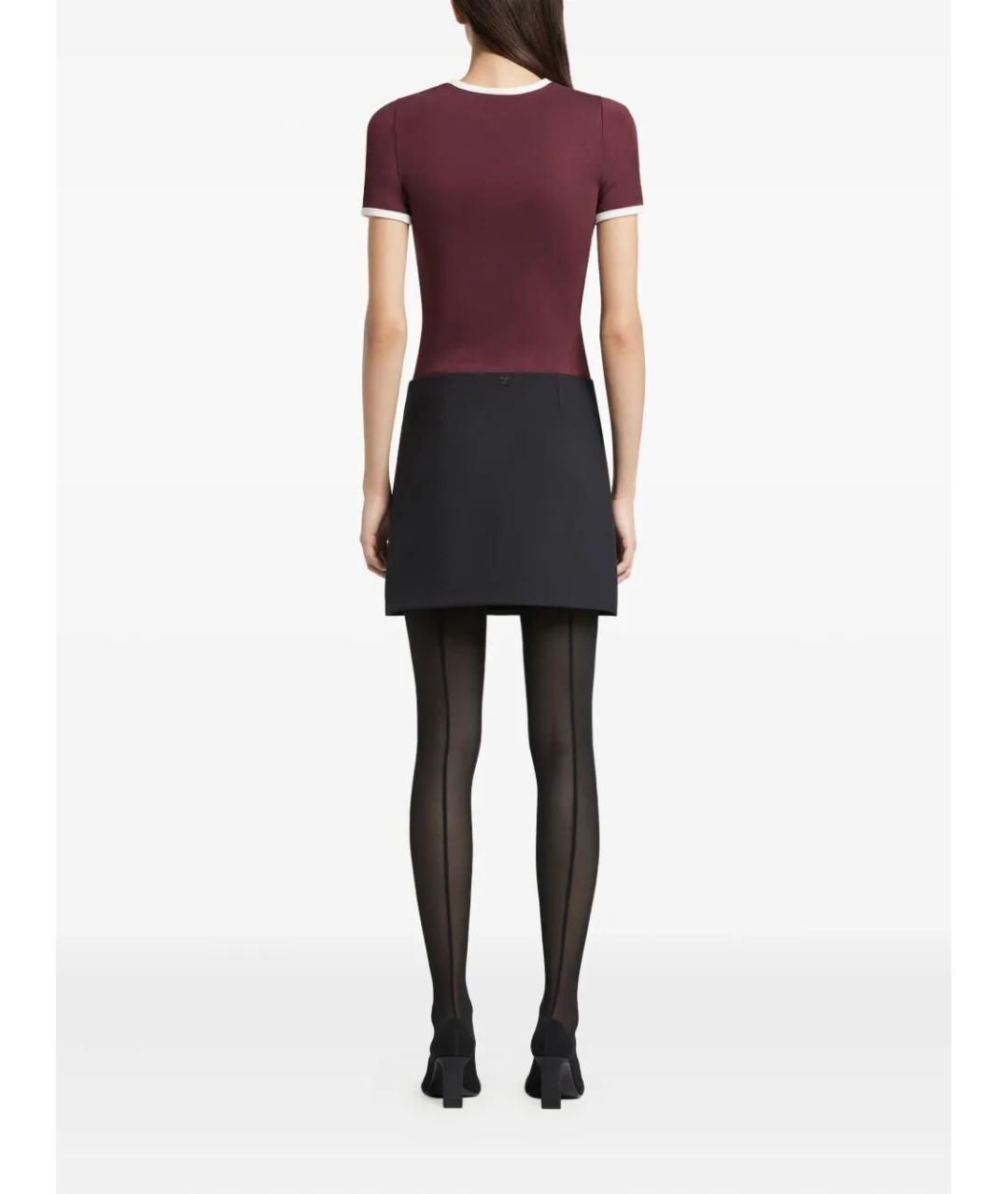 COURREGES Красная хлопковая футболка, фото 3