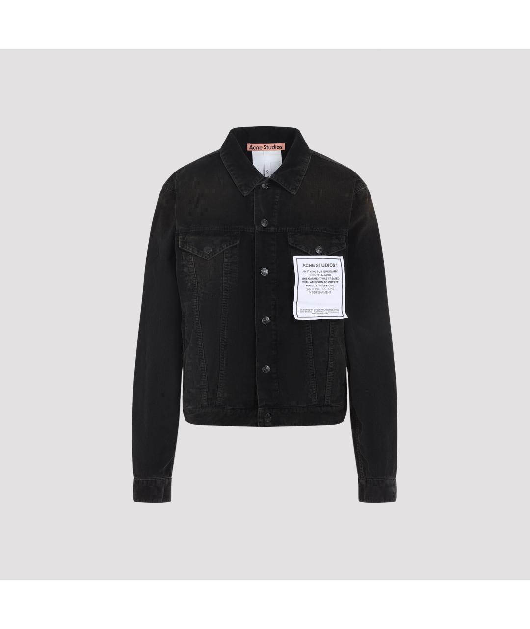 ACNE STUDIOS Черная хлопковая куртка, фото 3