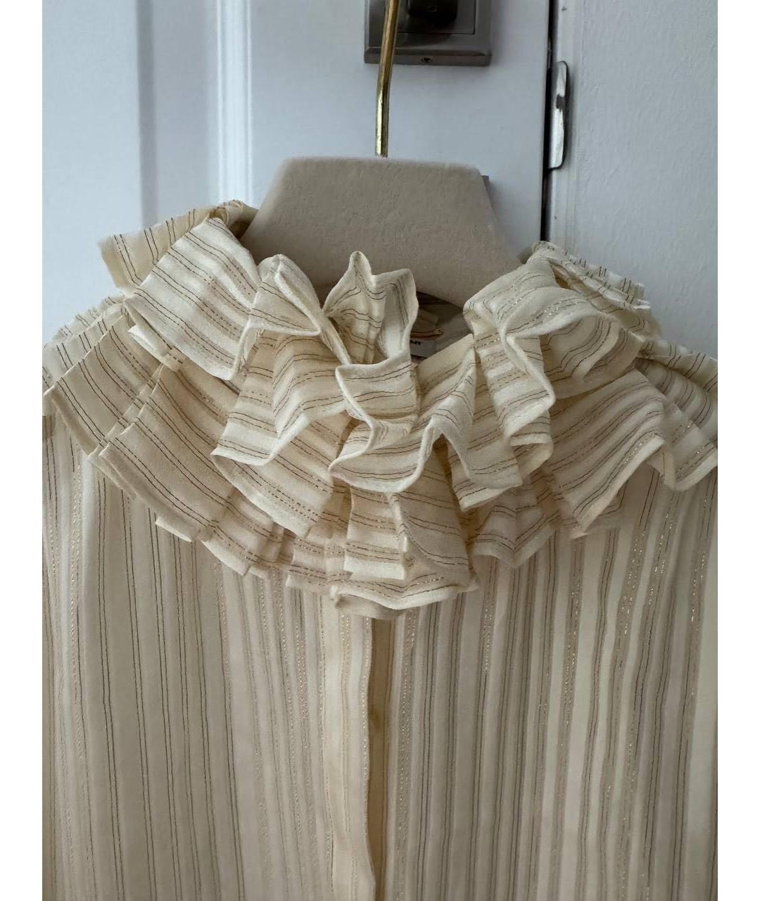 SAINT LAURENT Шелковая блузы, фото 3