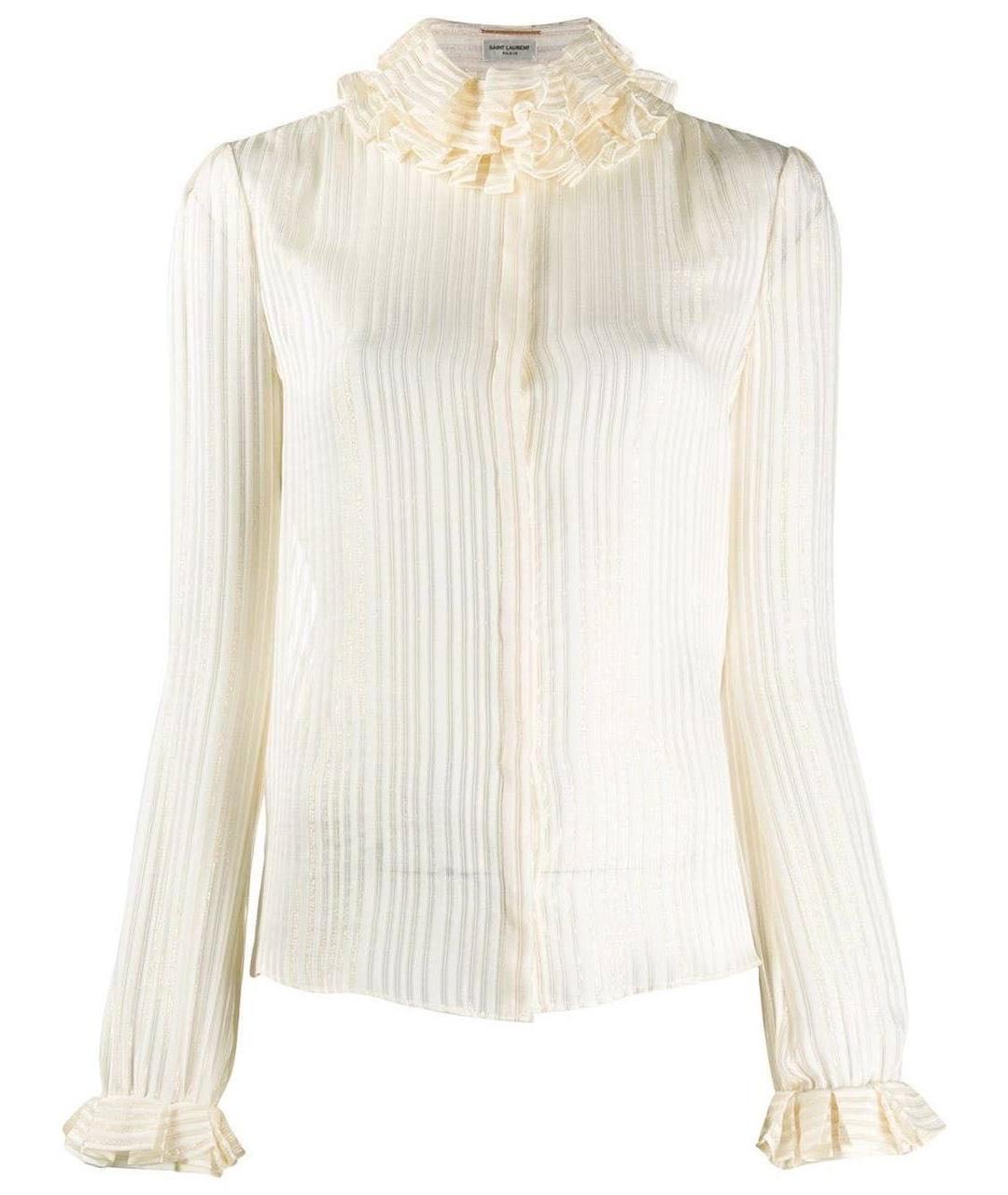 SAINT LAURENT Шелковая блузы, фото 1