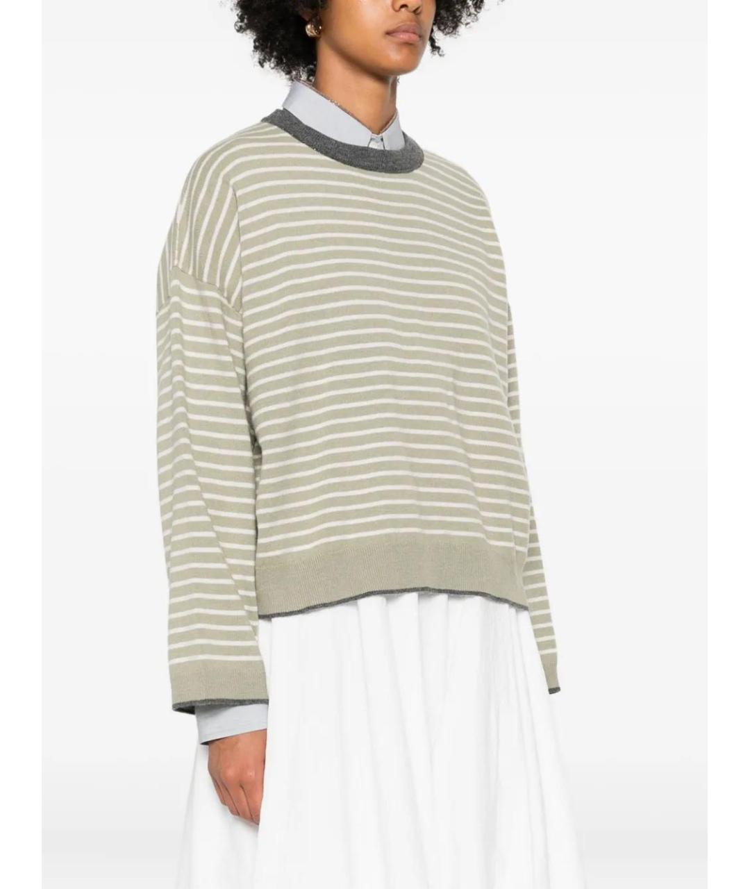 BRUNELLO CUCINELLI Бежевый джемпер / свитер, фото 5