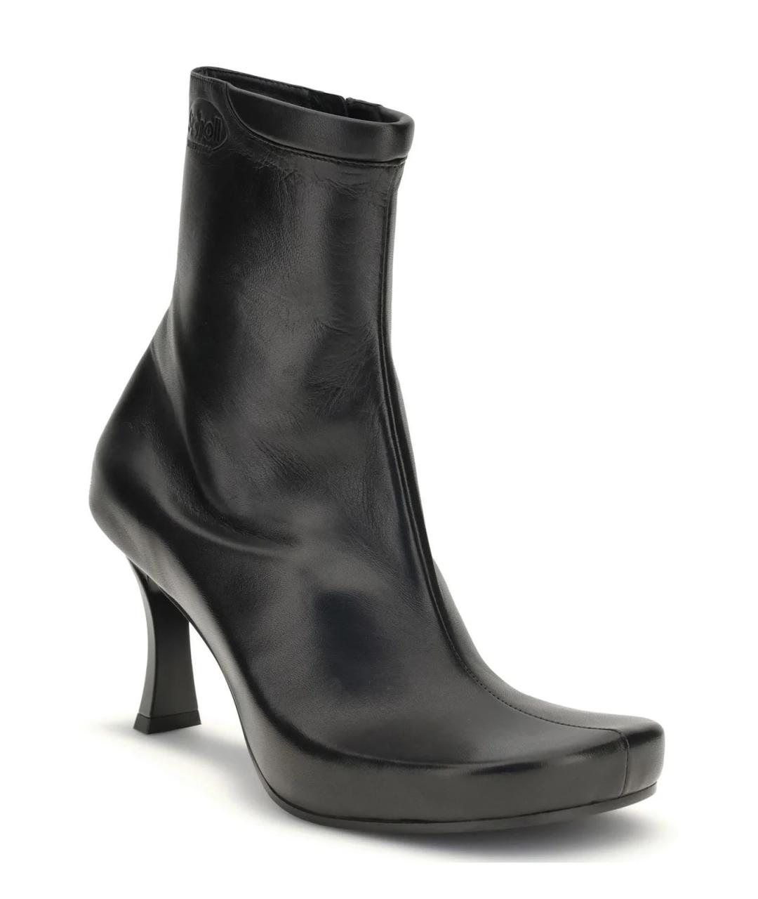 BALENCIAGA Черные кожаные ботильоны, фото 2