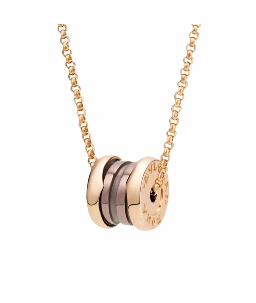 BVLGARI Золотая подвеска из розового золота, фото 1
