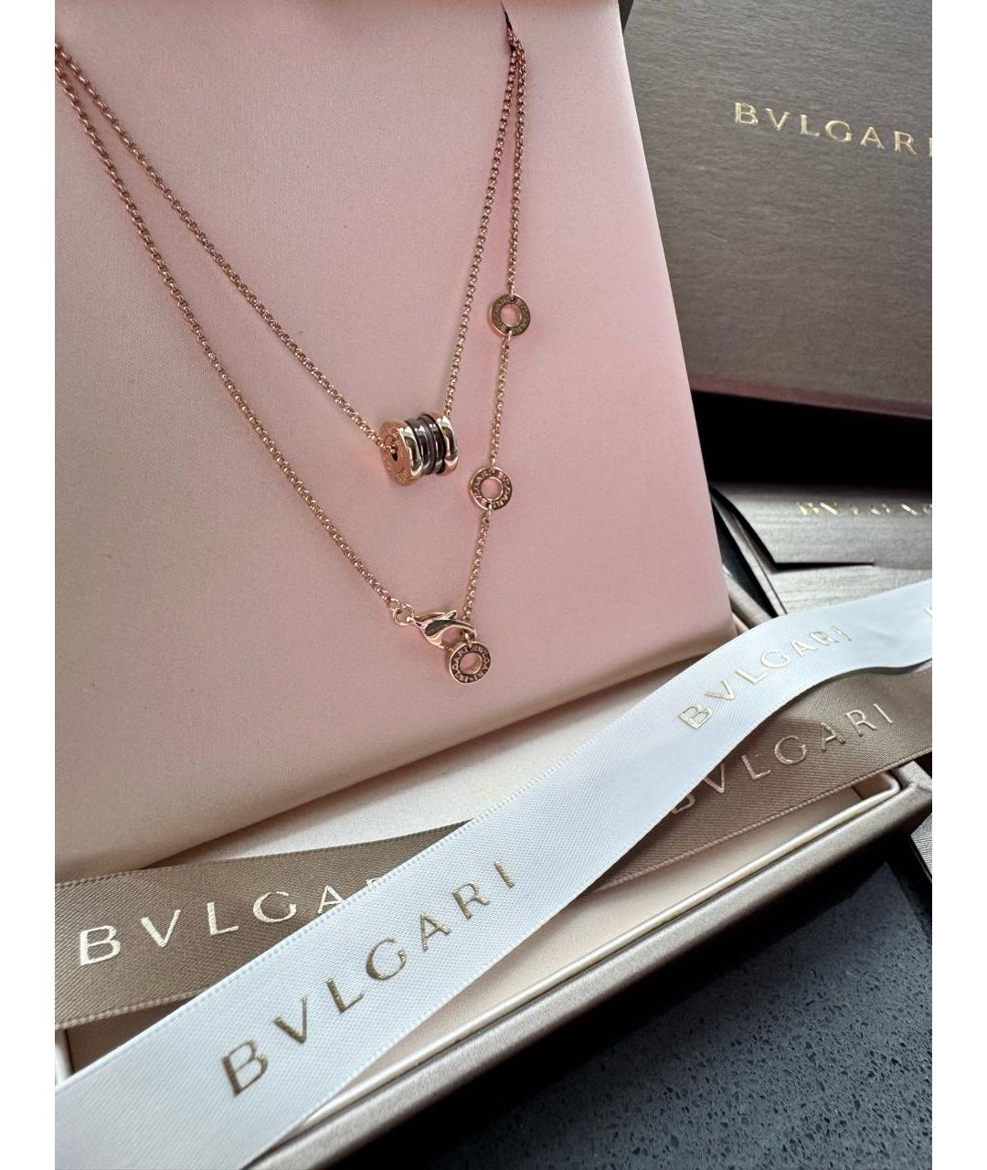 BVLGARI Золотая подвеска из розового золота, фото 2
