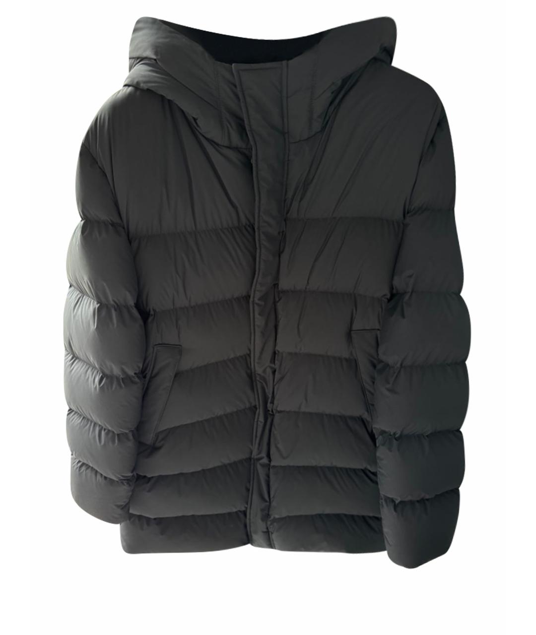 CORNELIANI Темно-синяя полиэстеровая куртка, фото 1