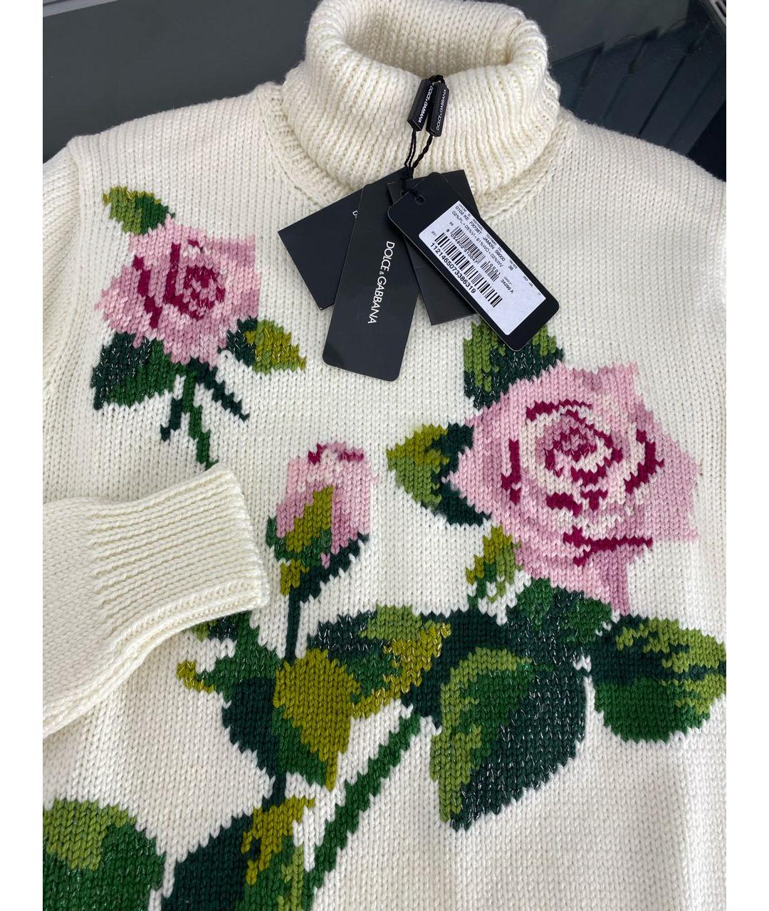 DOLCE&GABBANA Мульти шерстяной джемпер / свитер, фото 3