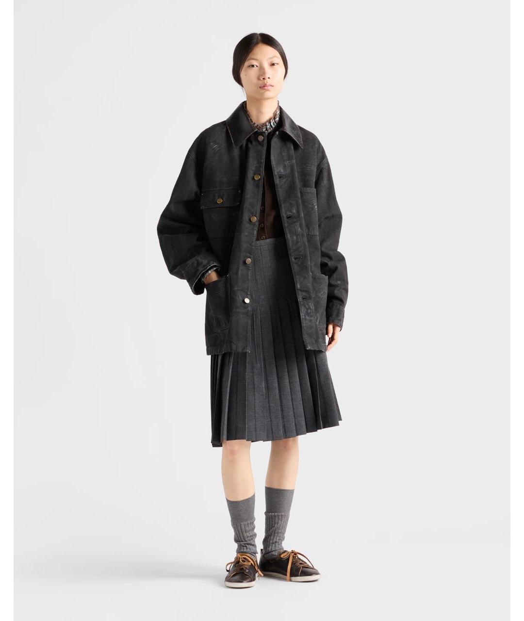PRADA Черная куртка, фото 2