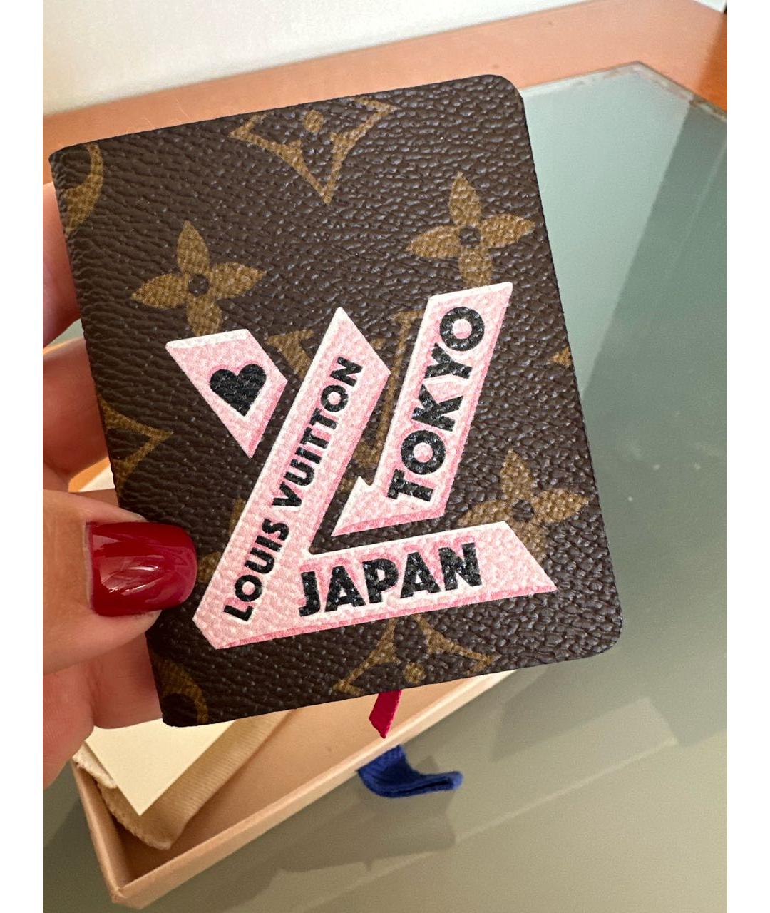 LOUIS VUITTON Коричневая визитница, фото 2