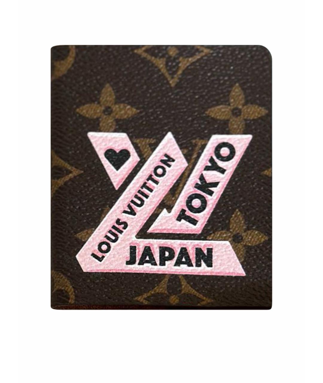 LOUIS VUITTON Коричневая визитница, фото 1
