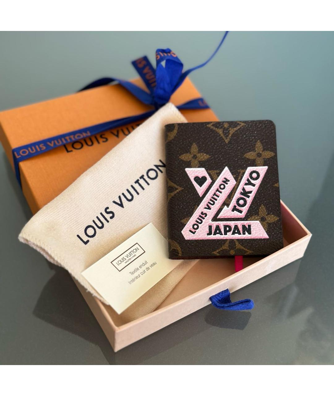LOUIS VUITTON Коричневая визитница, фото 9