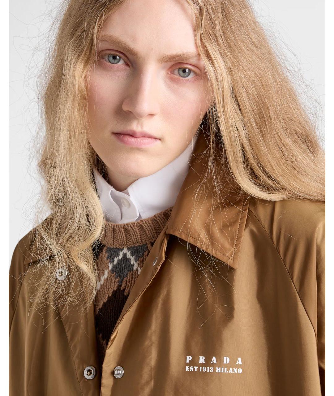 PRADA Бежевая куртка, фото 3