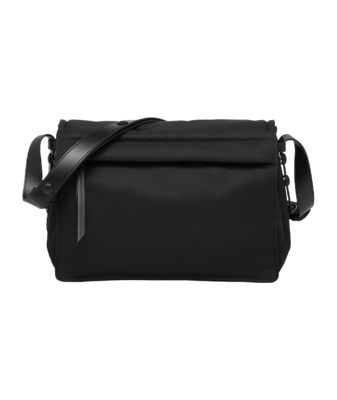 PRADA Черная тканевая сумка через плечо, фото 3