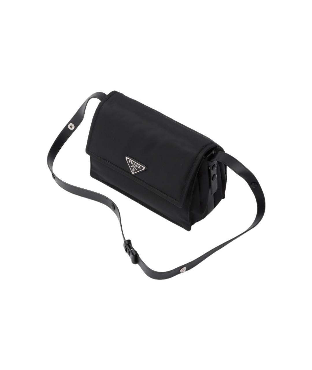 PRADA Черная тканевая сумка через плечо, фото 2