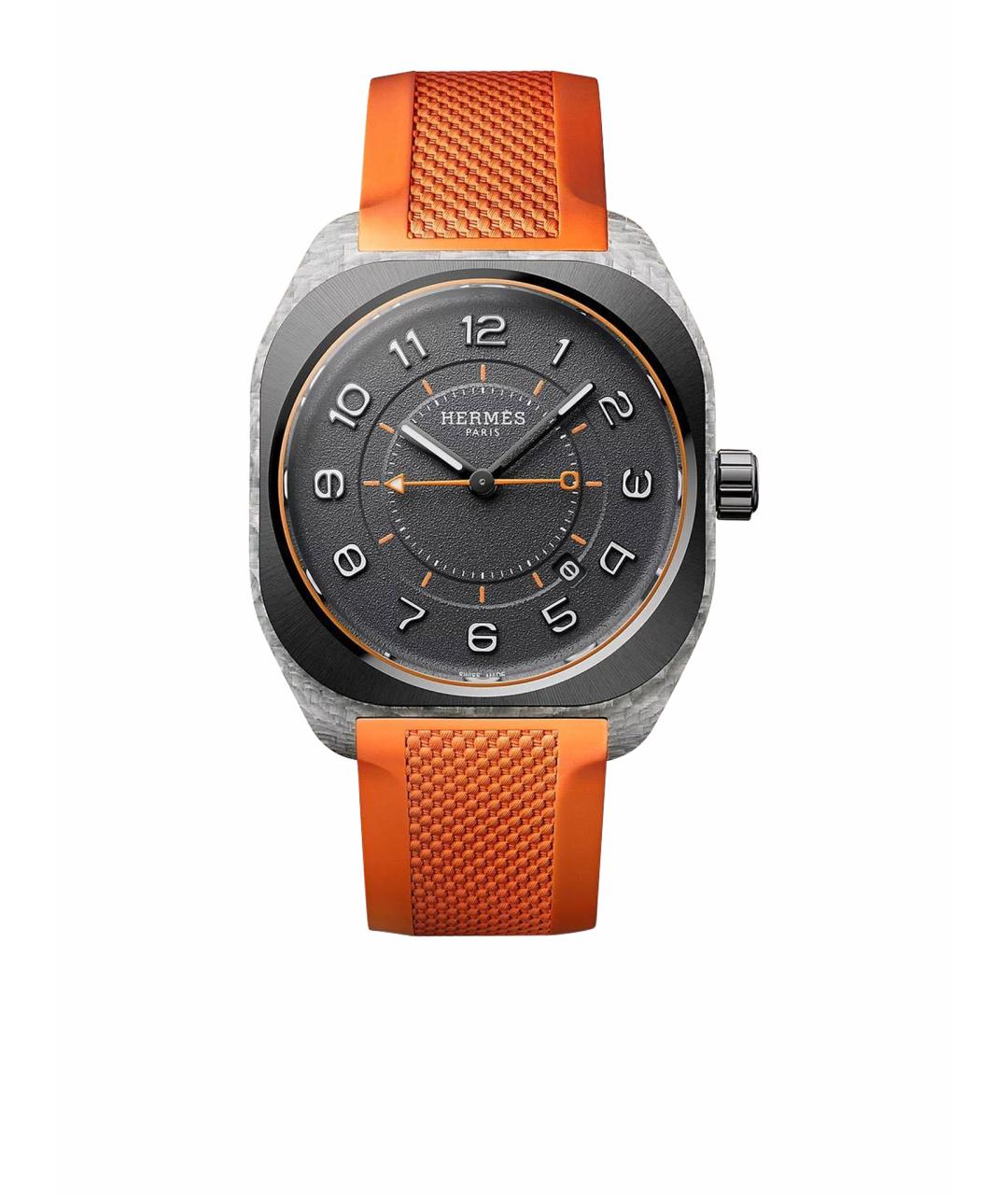 HERMES Оранжевое часы, фото 1