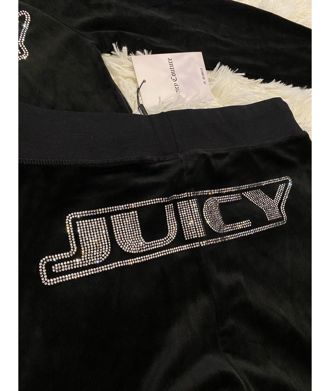 JUICY COUTURE Черный велюровый спортивные костюмы, фото 5