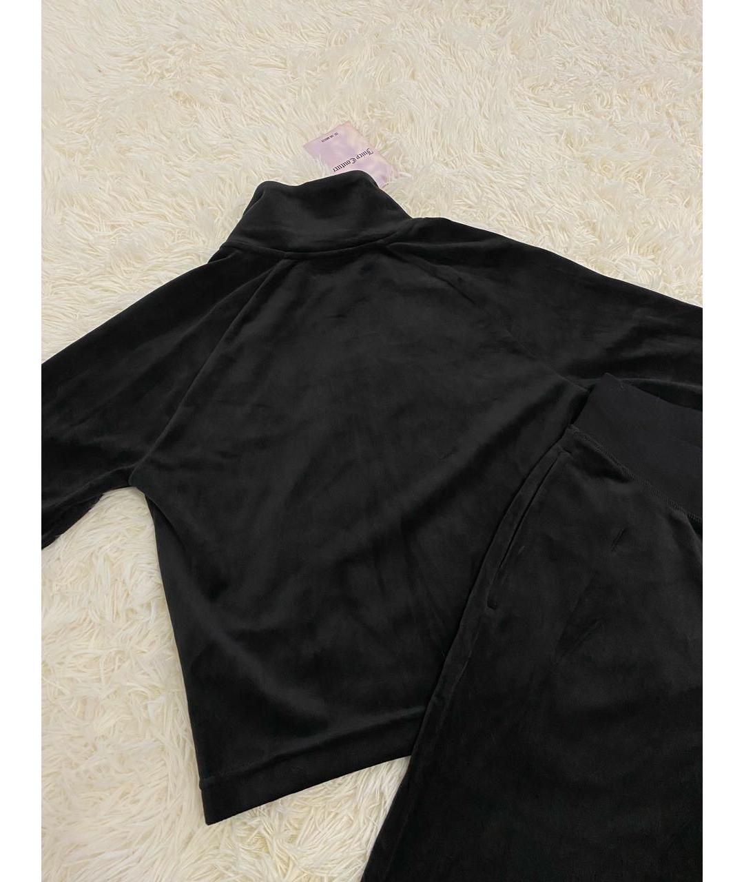 JUICY COUTURE Черный велюровый спортивные костюмы, фото 3
