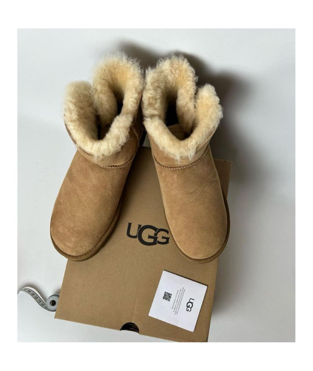 UGG AUSTRALIA Бежевые сапоги, фото 8
