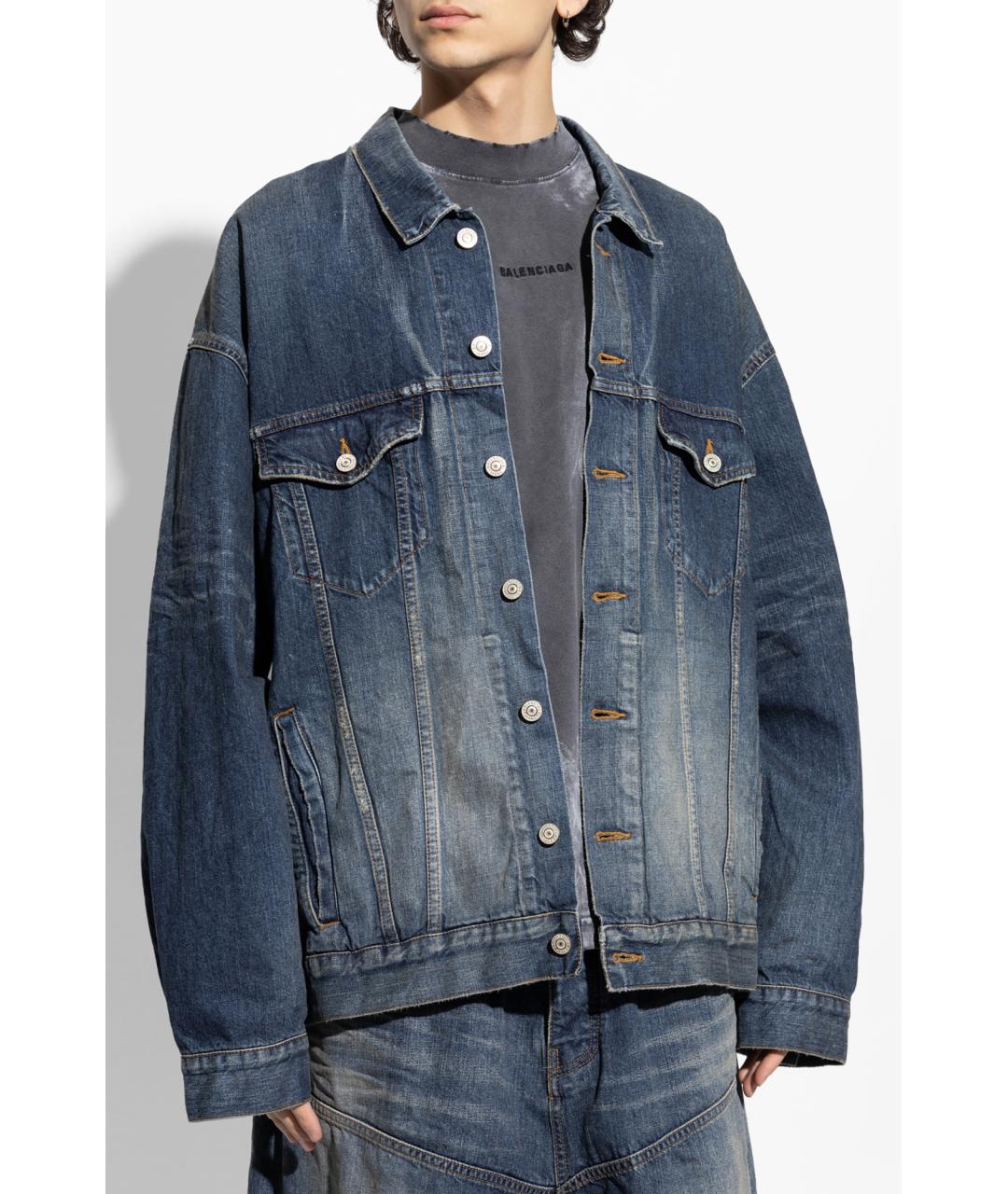 BALENCIAGA Синяя куртка, фото 3