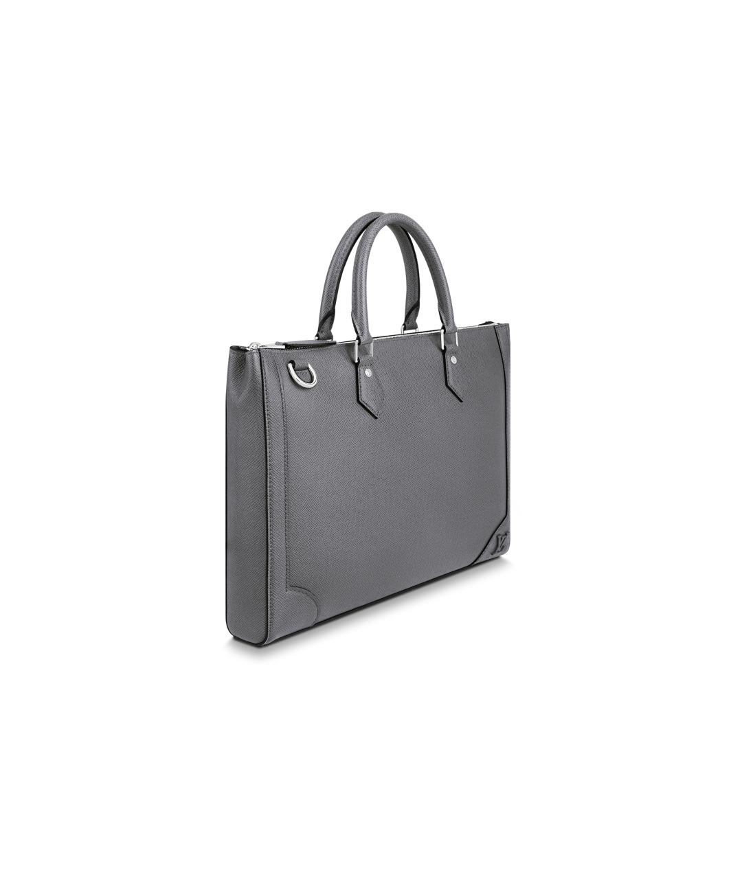 LOUIS VUITTON Серый портфель, фото 2