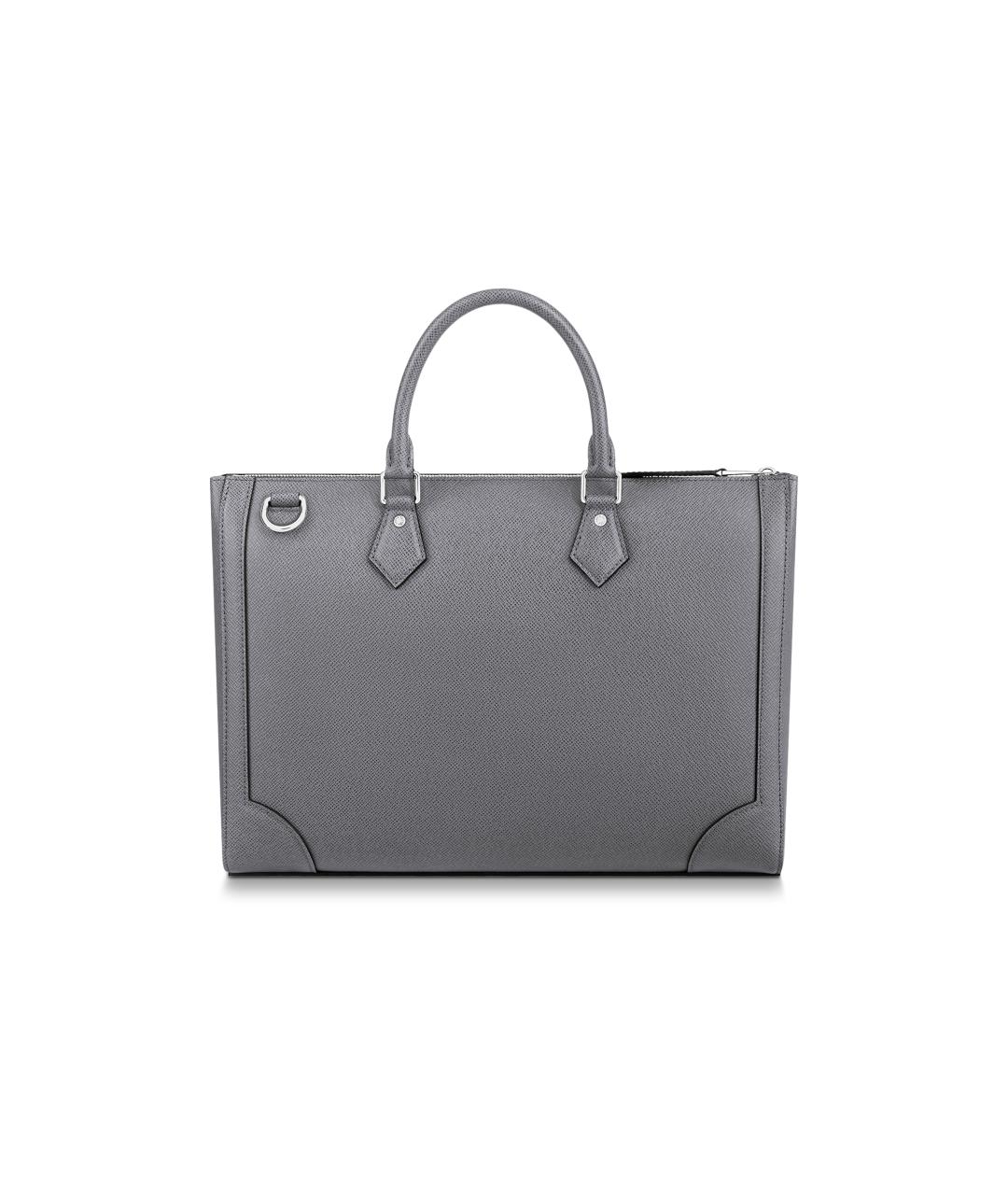 LOUIS VUITTON Серый портфель, фото 3