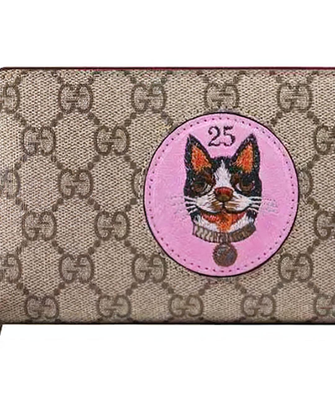 GUCCI Бежевый кошелек, фото 5