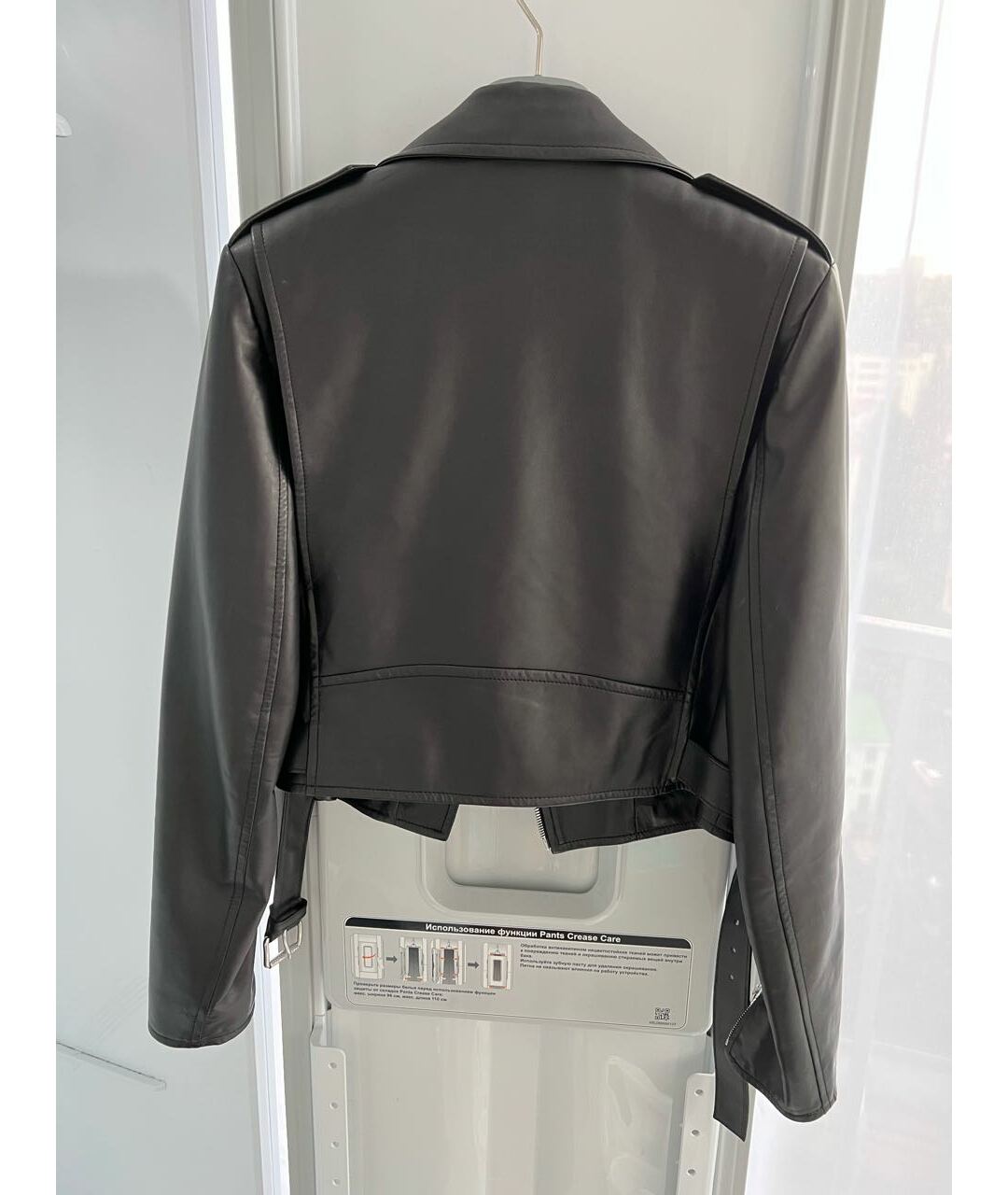 PRADA Черная кожаная куртка, фото 2