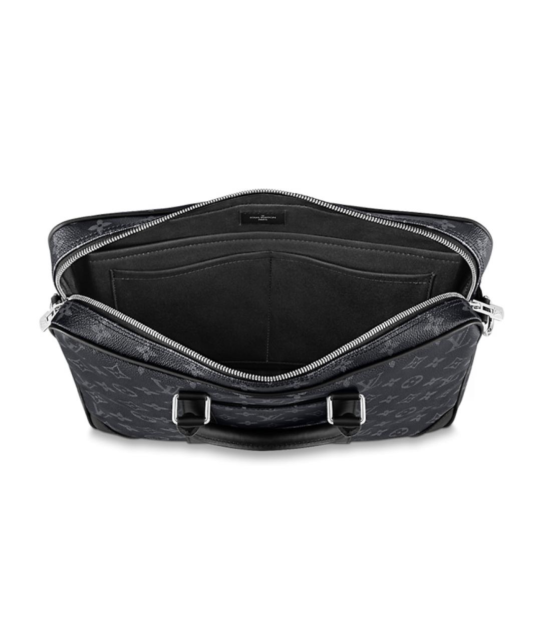 LOUIS VUITTON Черный портфель, фото 4
