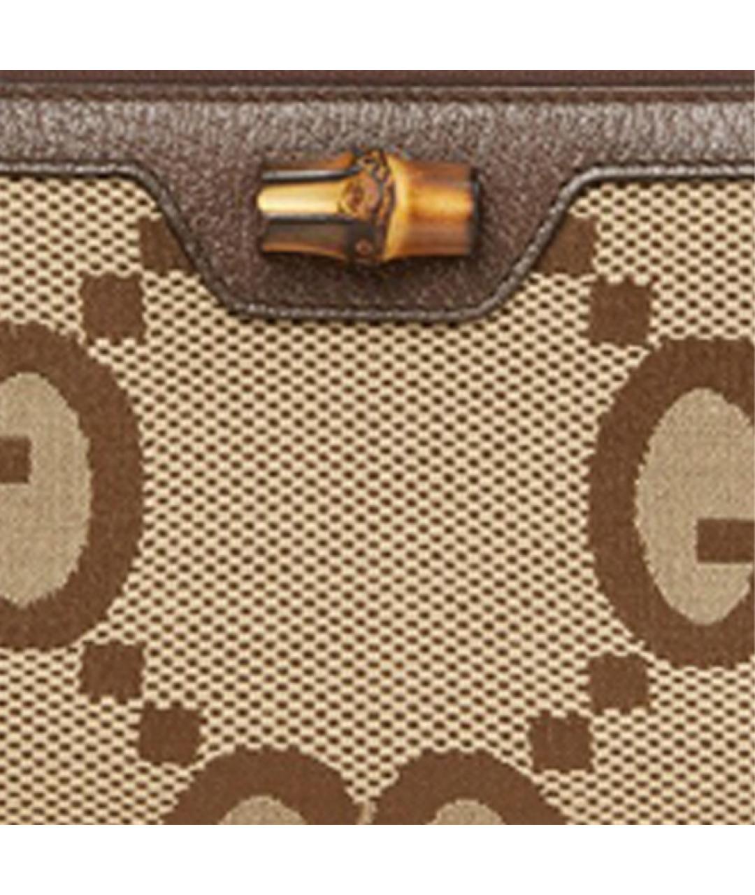 GUCCI Коричневый кожаный кошелек, фото 7