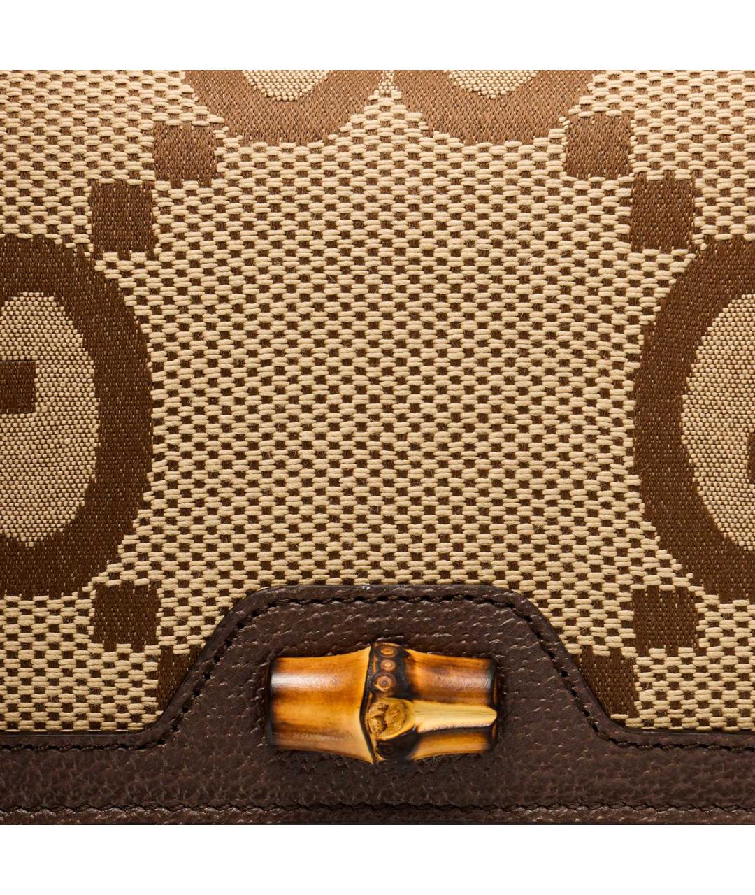 GUCCI Коричневый кожаный кошелек, фото 8