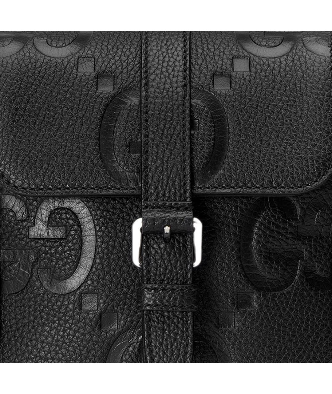 GUCCI Черная кожаная сумка на плечо, фото 8