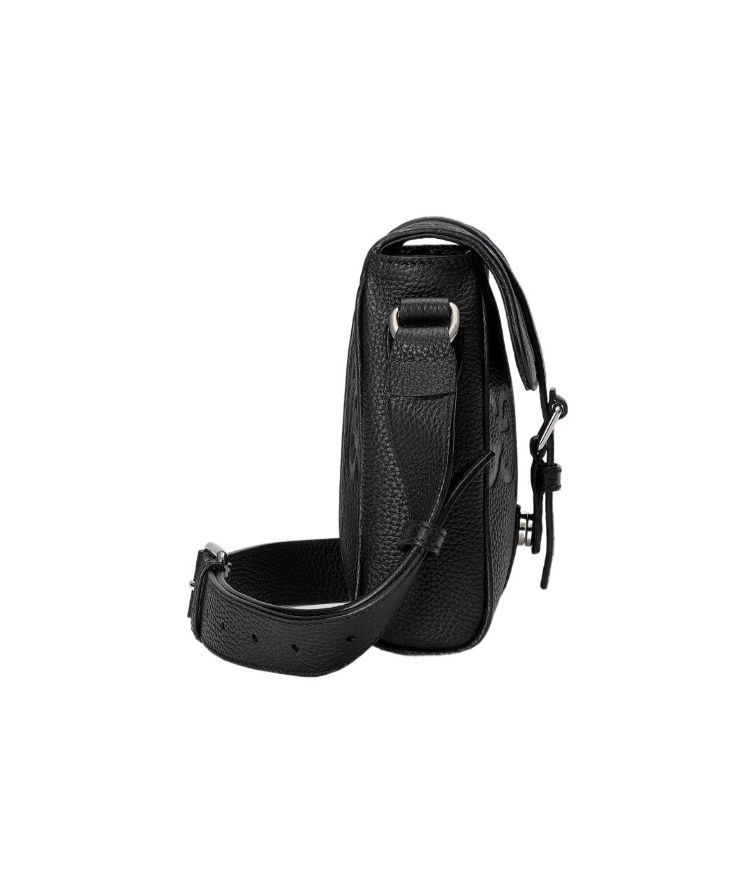 GUCCI Черная кожаная сумка на плечо, фото 3