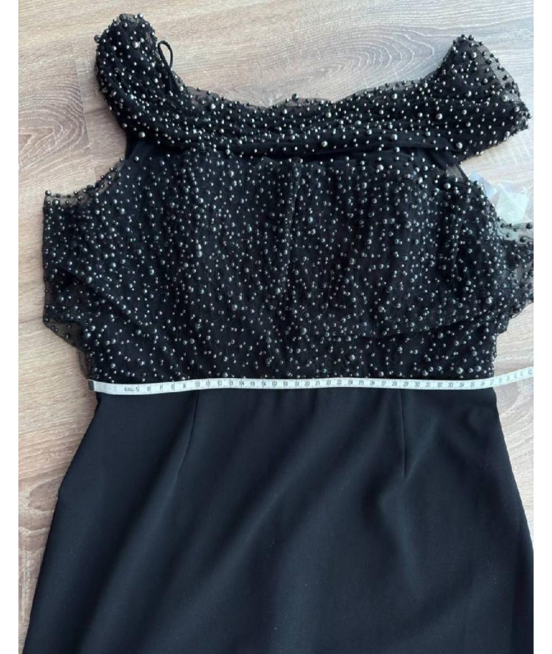 BADGLEY MISCHKA Черное полиэстеровое вечернее платье, фото 6