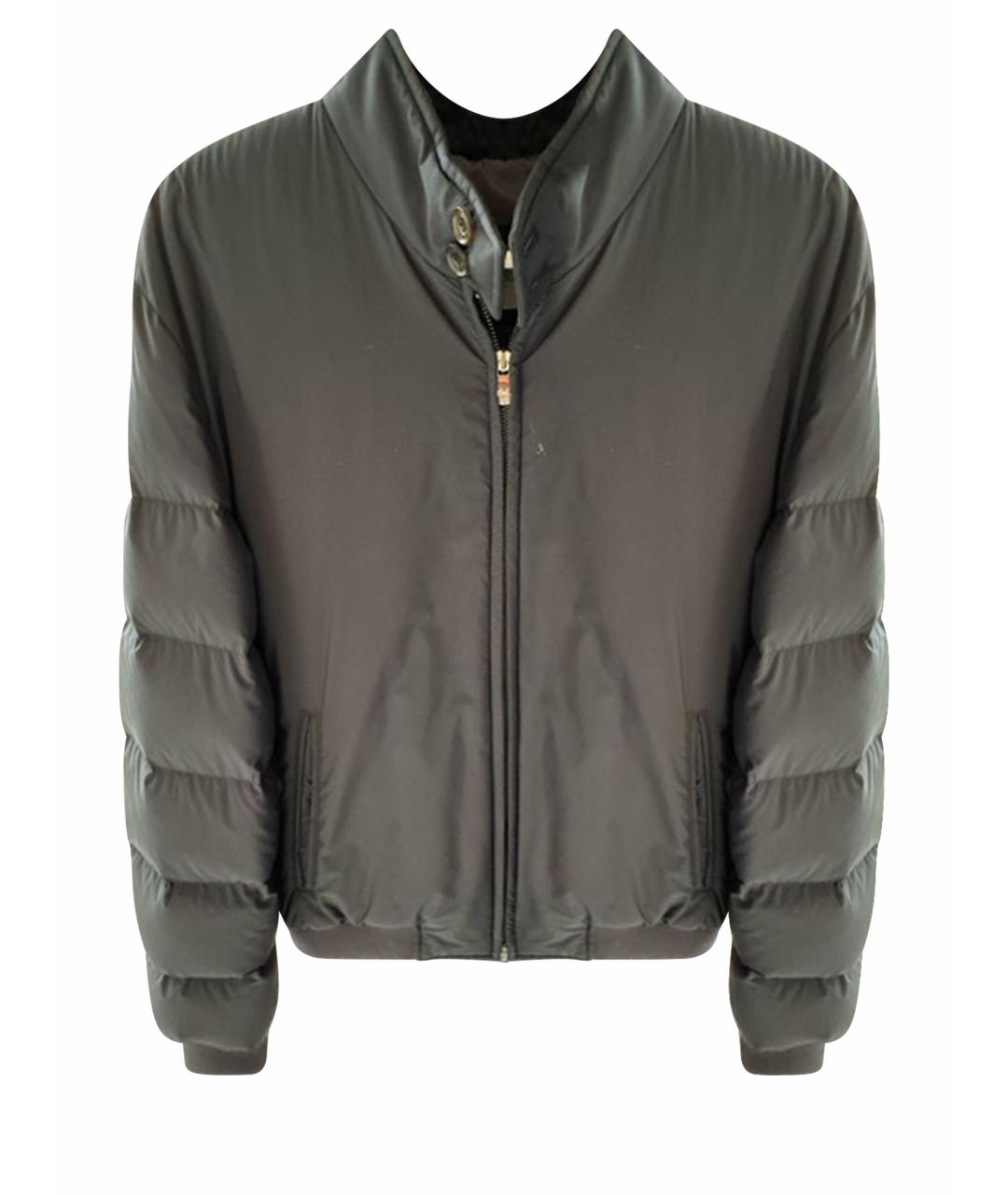 CORNELIANI Темно-синяя полиэстеровая куртка, фото 1