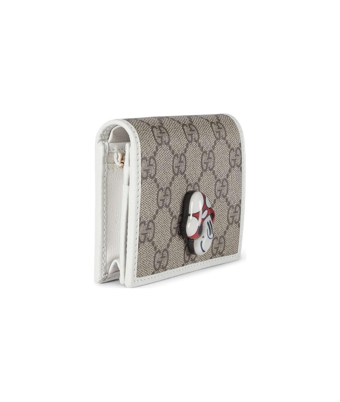 GUCCI Белый кожаный кошелек, фото 2