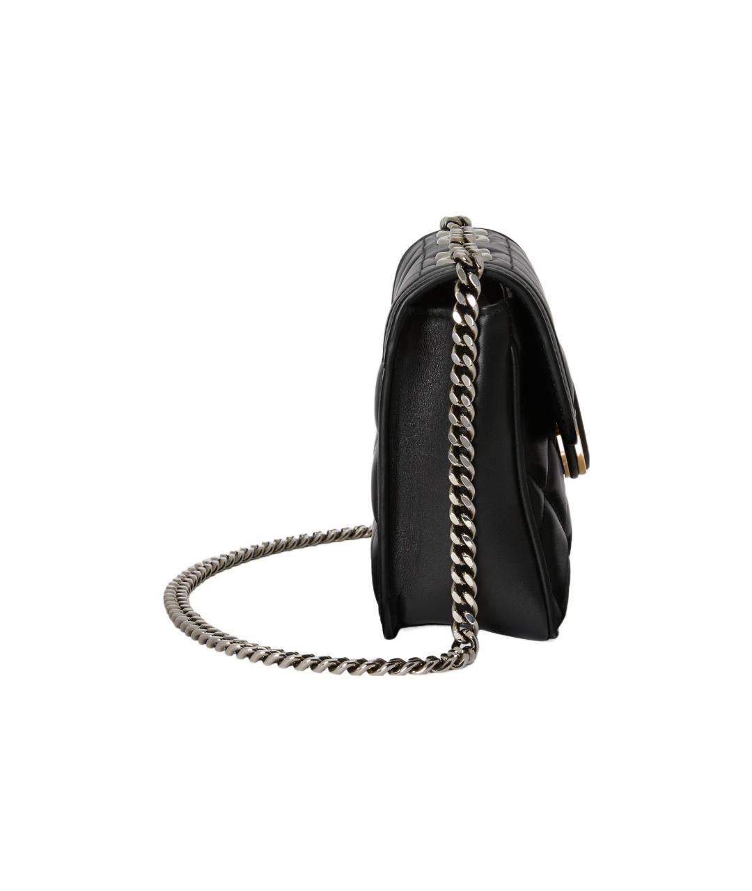 GUCCI Черная кожаная сумка через плечо, фото 4