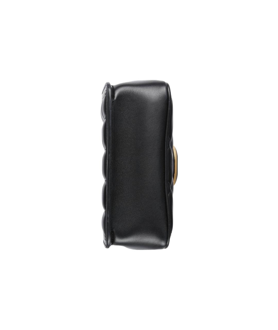 GUCCI Черная кожаная сумка через плечо, фото 7